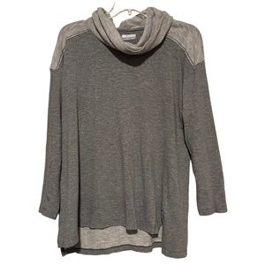 Women’s Columbia Sportswear Cowl Neck Top in Grey Sz 1X